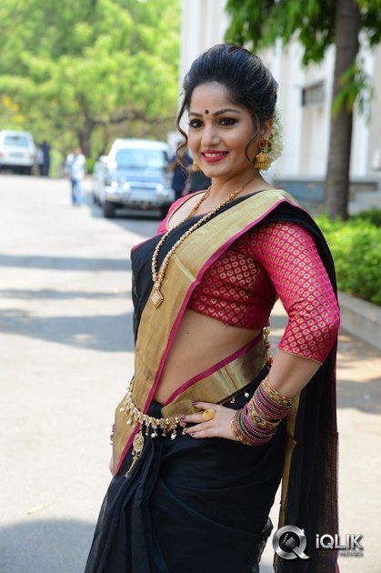 Madhavi-Latha-at-Anushtanam-Movie-Audio-Launch